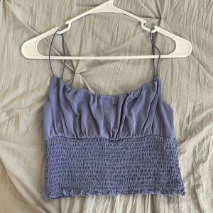 Urban Outfitters periwinkle cropped top